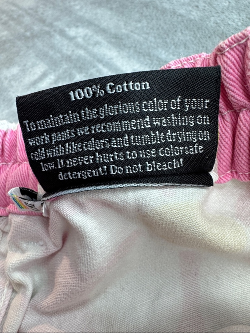 Big Bud Press "XL Lazy Daisy" Work Shorts Pink Size Small - Picture 7 of 11